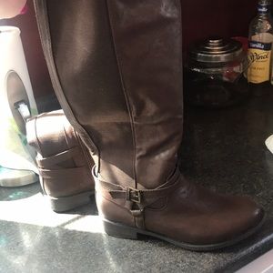 Lane Bryant Brown Boots 10W NWT